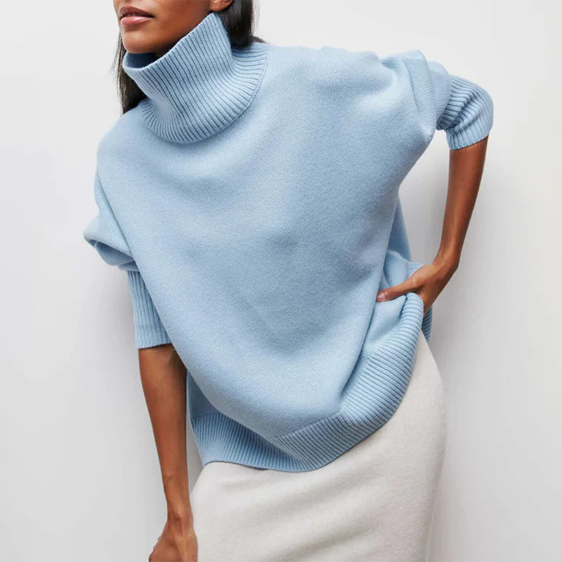 Maglione Oversize a Collo Alto SoftHug