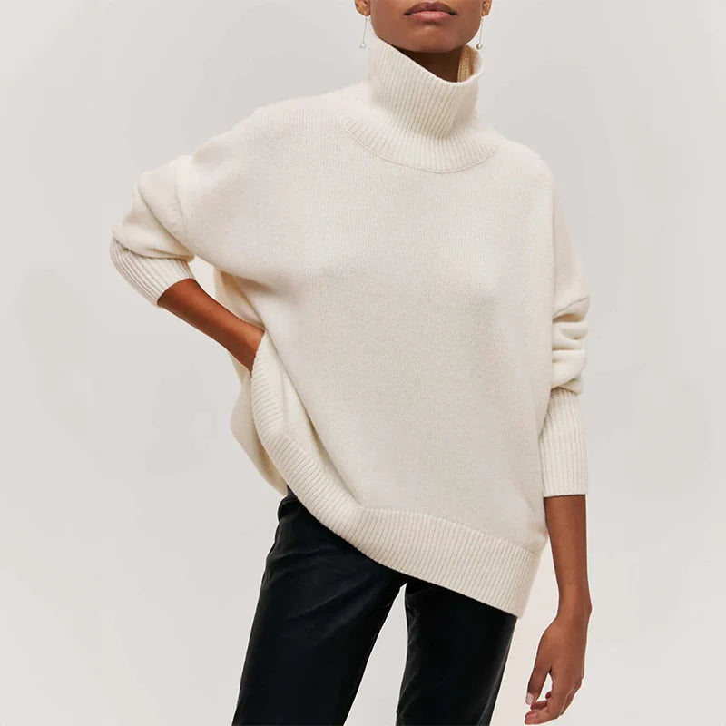 Maglione Oversize a Collo Alto SoftHug