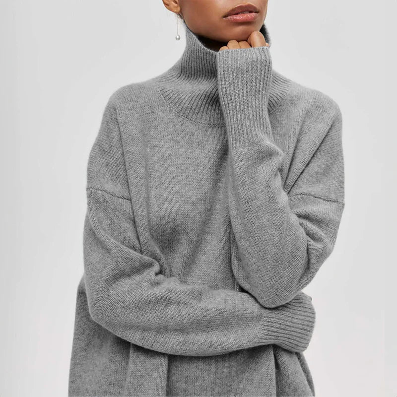 Maglione Oversize a Collo Alto SoftHug