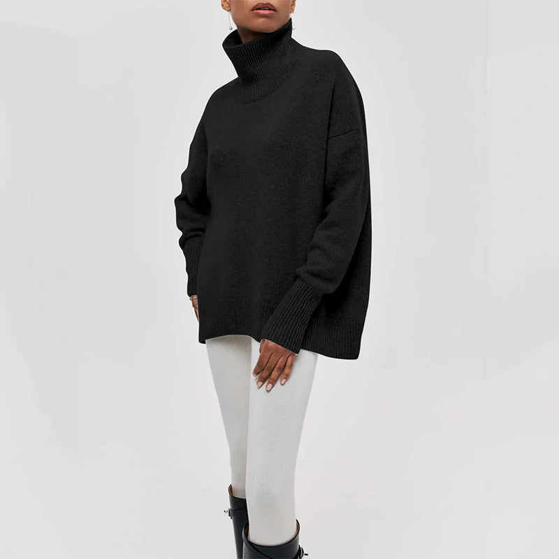 Maglione Oversize a Collo Alto SoftHug