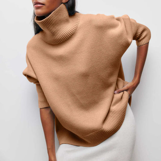 Maglione Oversize a Collo Alto SoftHug